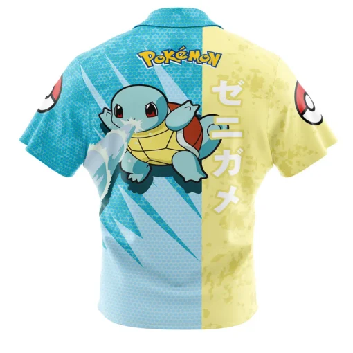 Chemise hawaïenne Attaque Carapuce Pokémon – Image 2