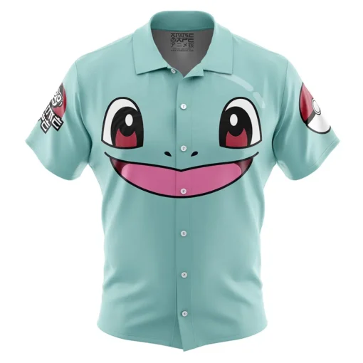 Chemise hawaïenne Visage Carapuce Pokémon