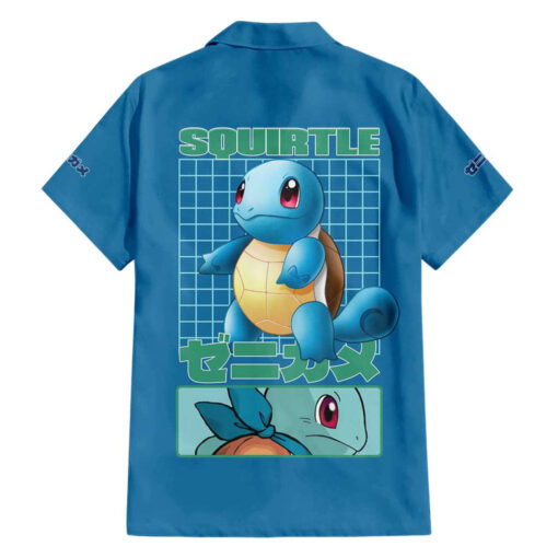 Chemise hawaïenne Squirtle Poke Anime – Image 2