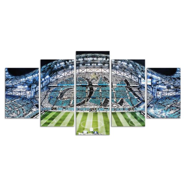 Tableau Stade Vélodrome Olympique de Marseille Stade 1 Toile Avec Cadre – Image 3