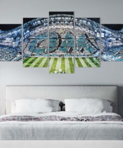 Tableau Stade Vélodrome Olympique de Marseille Stade 1 Toile Avec Cadre