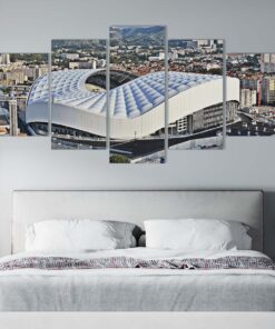 Tableau Stade Vélodrome Olympique de Marseille Stadium 2 Toile Avec Cadre