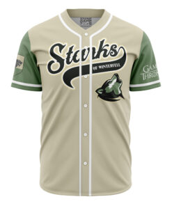 Maillot de baseball Stark de Winterfell Game of Thrones
