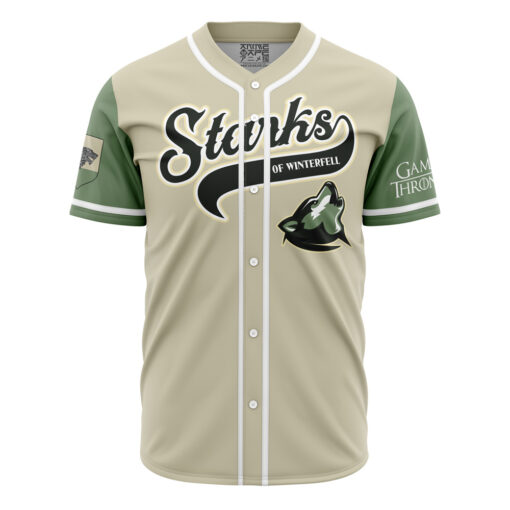 Maillot de baseball Stark de Winterfell Game of Thrones