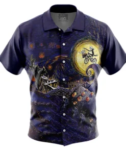 Chemise hawaïenne Starry Nightmare Before Christmas