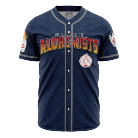 Maillot de baseball Alchimistes d’État Mustang Fullmetal Alchemist