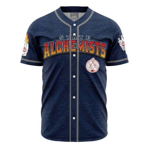 Maillot de baseball Alchimistes d’État Mustang Fullmetal Alchemist