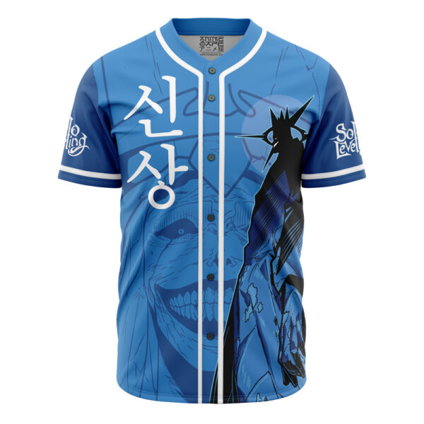 Maillot de baseball Statue de Dieu Solo Leveling