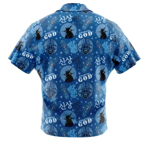 Chemise hawaïenne Statue de Dieu Solo Leveling – Image 2