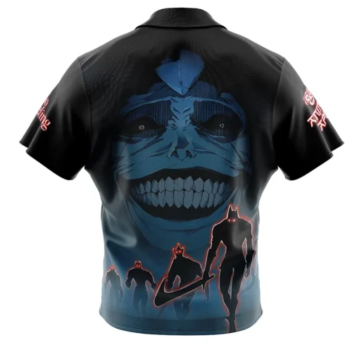 Chemise hawaïenne Statue de Dieu Shin Sang Solo Leveling – Image 2
