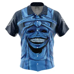 Chemise hawaïenne Statue de Dieu Solo Leveling