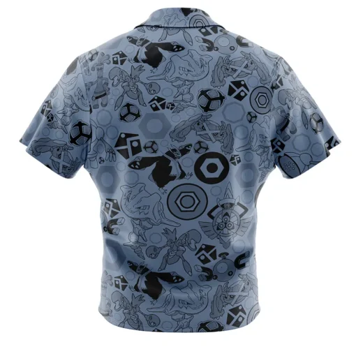 Chemise hawaïenne Pokémon Acier – Image 2