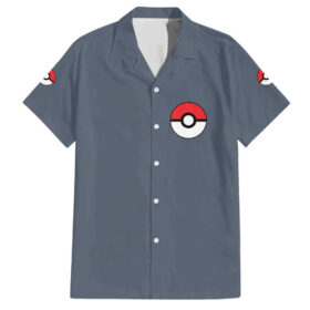Chemise hawaïenne Type Acier Pokémon Anime