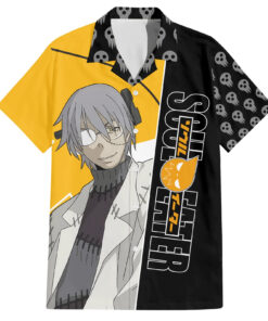 Chemise hawaïenne Stein Franken Soul Eater Anime Art Mix Motif Crâne