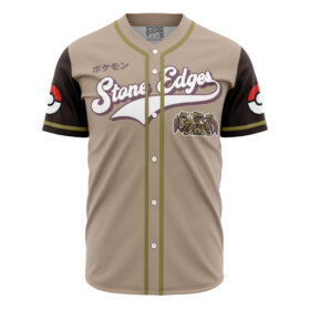 Maillot de baseball Pierres Tranchantes Type Roche Pokémon