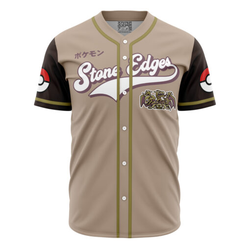 Maillot de baseball Pierres Tranchantes Type Roche Pokémon