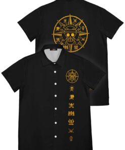 Chemise hawaïenne Grande Flotte Chapeaux de paille
