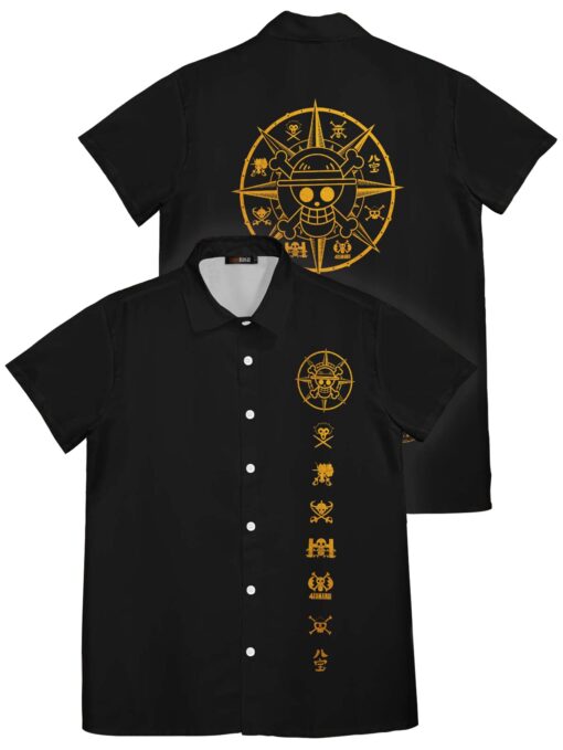 Chemise hawaïenne Grande Flotte Chapeaux de paille