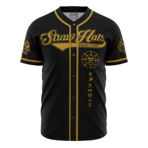 Maillot de baseball Flotte de Chapeau de Paille One Piece