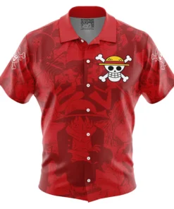 Chemise hawaïenne Pirates au Chapeau de Paille One Piece