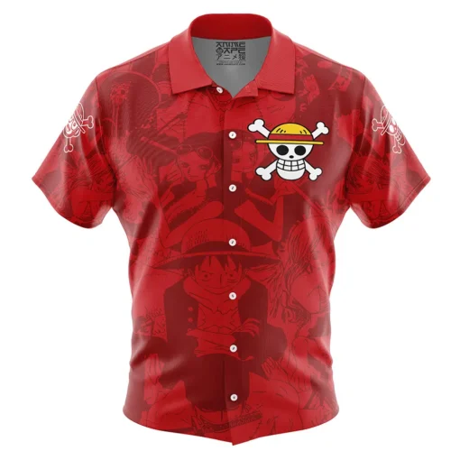Chemise hawaïenne Pirates au Chapeau de Paille One Piece