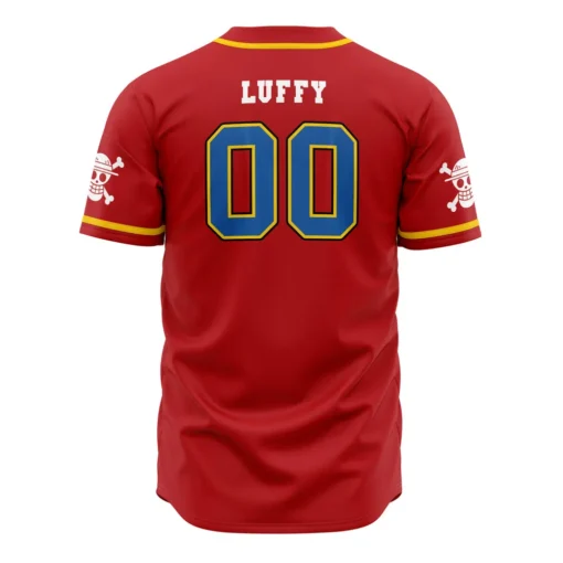 Maillot de baseball Chapeaux de Paille Luffy One Piece – Image 3