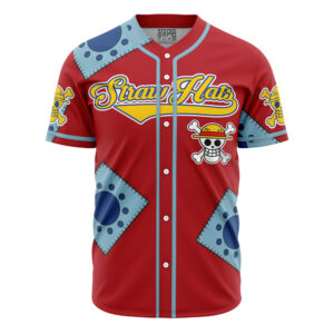 Maillot de baseball Chapeaux de Paille Luffy One Piece
