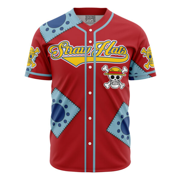 Maillot de baseball Chapeaux de Paille Luffy One Piece