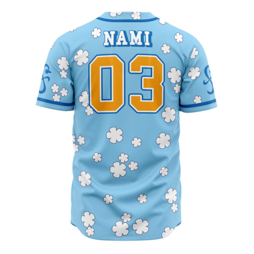 Maillot de baseball Chapeaux de Paille Nami One Piece – Image 3