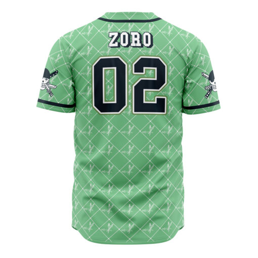 Maillot de baseball Chapeaux de Paille Zoro One Piece – Image 3