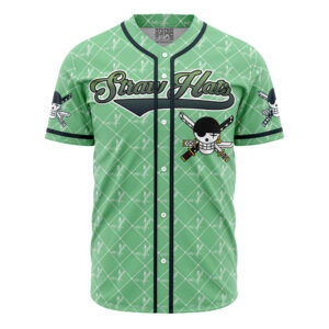 Maillot de baseball Chapeaux de Paille Zoro One Piece
