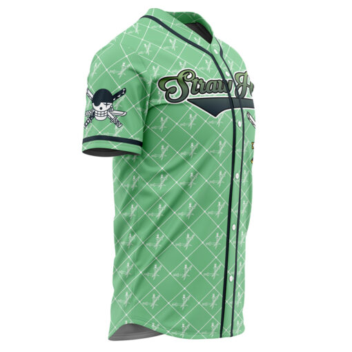Maillot de baseball Chapeaux de Paille Zoro One Piece – Image 2