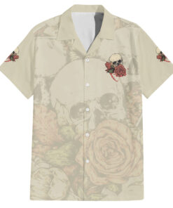 Chemise hawaïenne Entre Idk Idc Et Idgaf Crâne