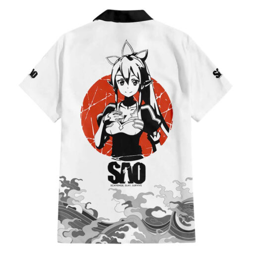 Chemise hawaïenne Suguha Kirigaya Sword Art Online Anime – Image 2