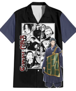 Chemise hawaïenne Suguru Geto Jujutsu Kaisen Anime Mix Manga