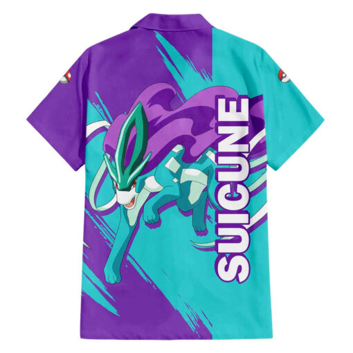 Chemise hawaïenne Suicune Pokémon Anime – Image 2