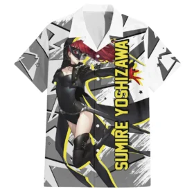 Chemise hawaïenne Sumire Yoshizawa Persona Anime Mix Polygon Cyber
