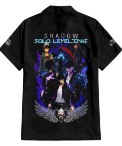 Chemise hawaïenne Sung Jin Woo Solo Leveling Anime V2