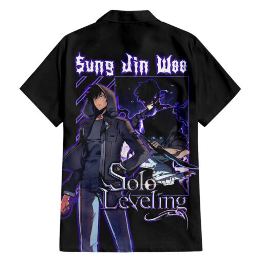 Chemise hawaïenne Sung Jinwoo Solo Leveling – Image 2