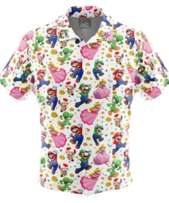 Chemise hawaïenne Super Mario Bros