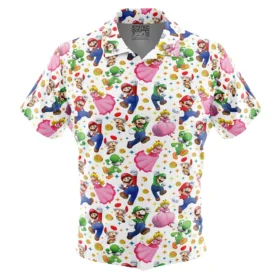 Chemise hawaïenne Super Mario Bros