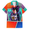Chemise hawaïenne Super Saïyan Violet Vegeta Dragon Ball Anime
