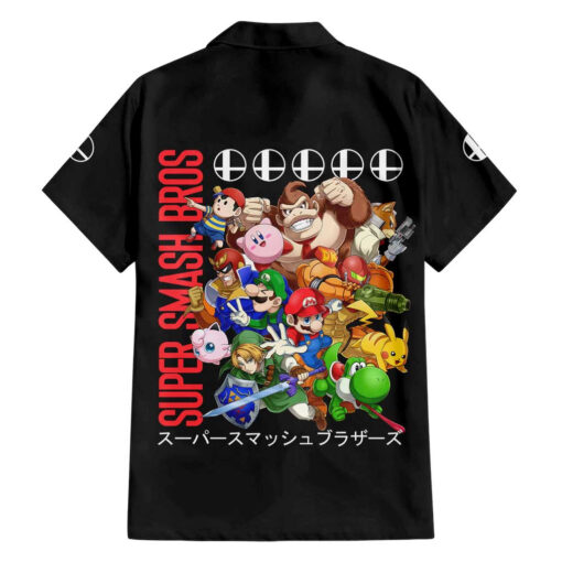 Chemise hawaïenne Super Smash Bros Anime – Image 2