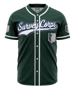 Maillot de baseball Bataillon d'Exploration Ackerman Attack on Titan