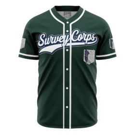 Maillot de baseball Bataillon d’Exploration Ackerman Attack on Titan