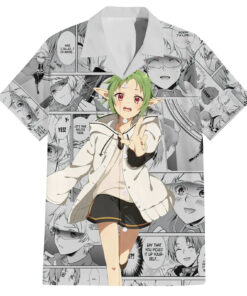 Chemise hawaïenne Sylphiette Mushoku Tensei Manga Mix Anime