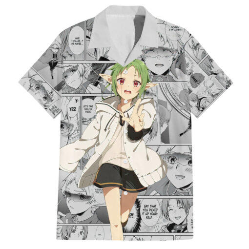 Chemise hawaïenne Sylphiette Mushoku Tensei Manga Mix Anime