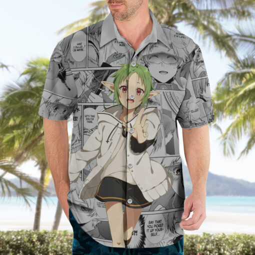 Chemise hawaïenne Sylphiette Mushoku Tensei Manga Mix Anime – Image 3
