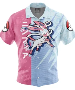 Chemise hawaïenne Attaque Sylvallié Pokémon