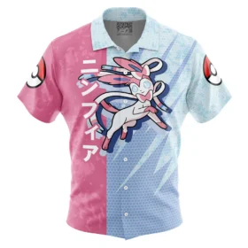 Chemise hawaïenne Attaque Sylvallié Pokémon